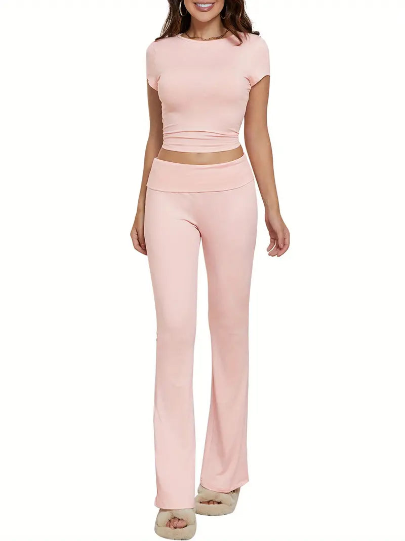 GlowFit Two-Piece Lounge Set