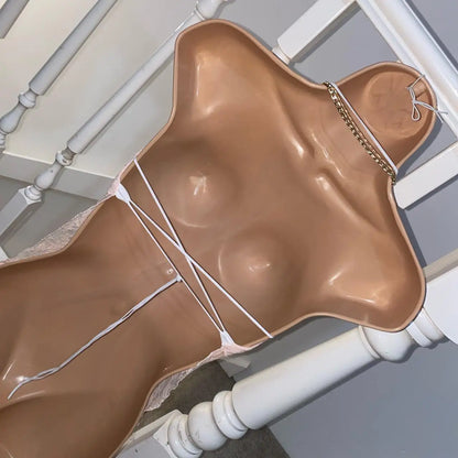 FairyLace Halter Crop Top