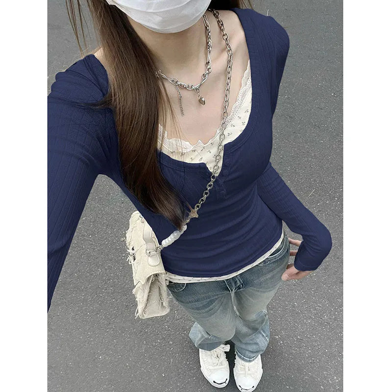 LayeredLace Grunge Tee