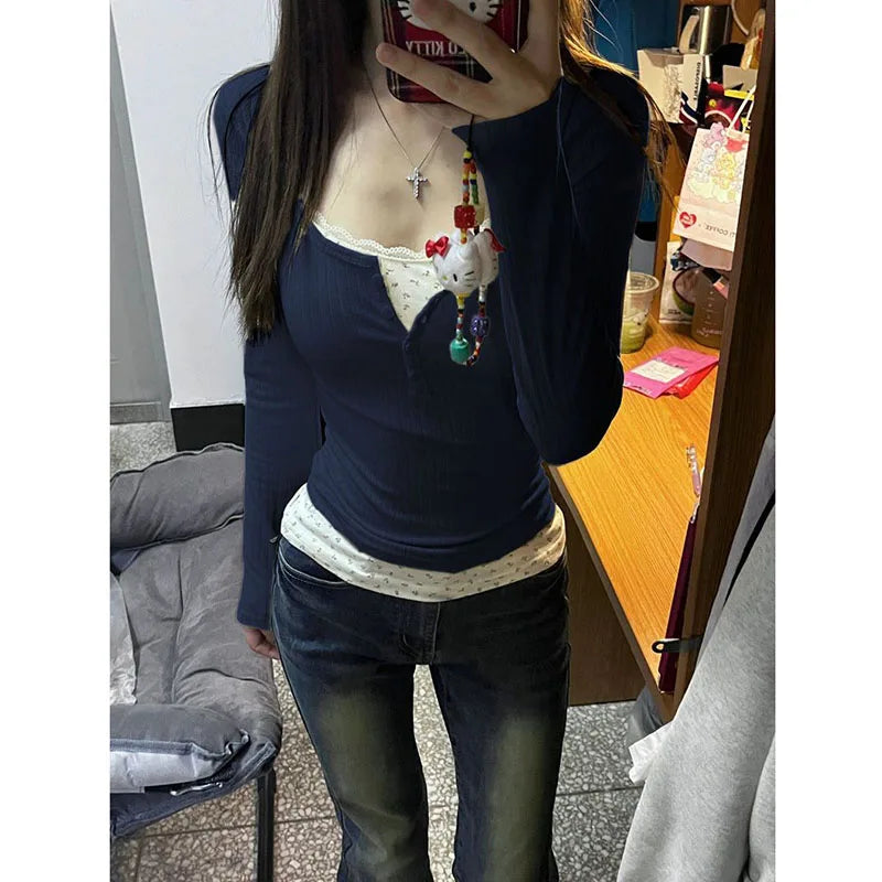 LayeredLace Grunge Tee